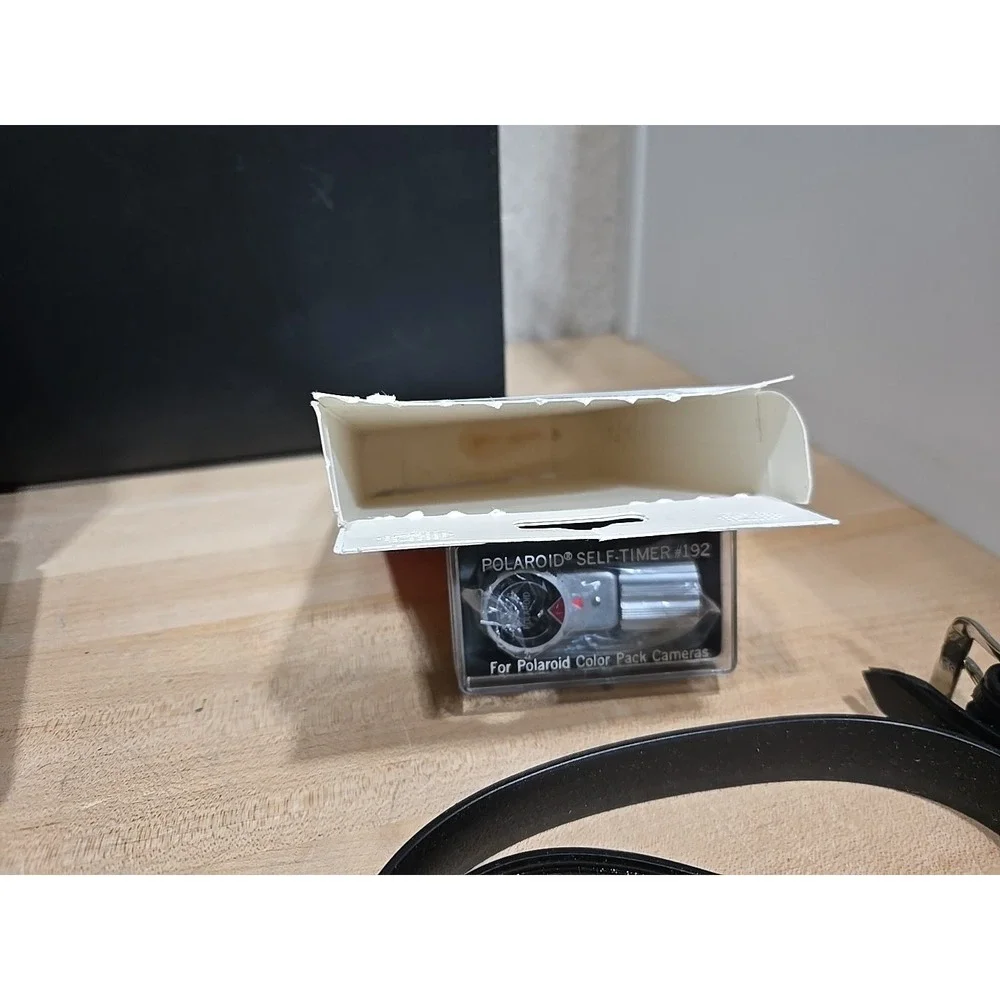 Vintage Polaroid Automatic 100 Land Camera‎ w/ Flash Timer Manual Case UNTESTED